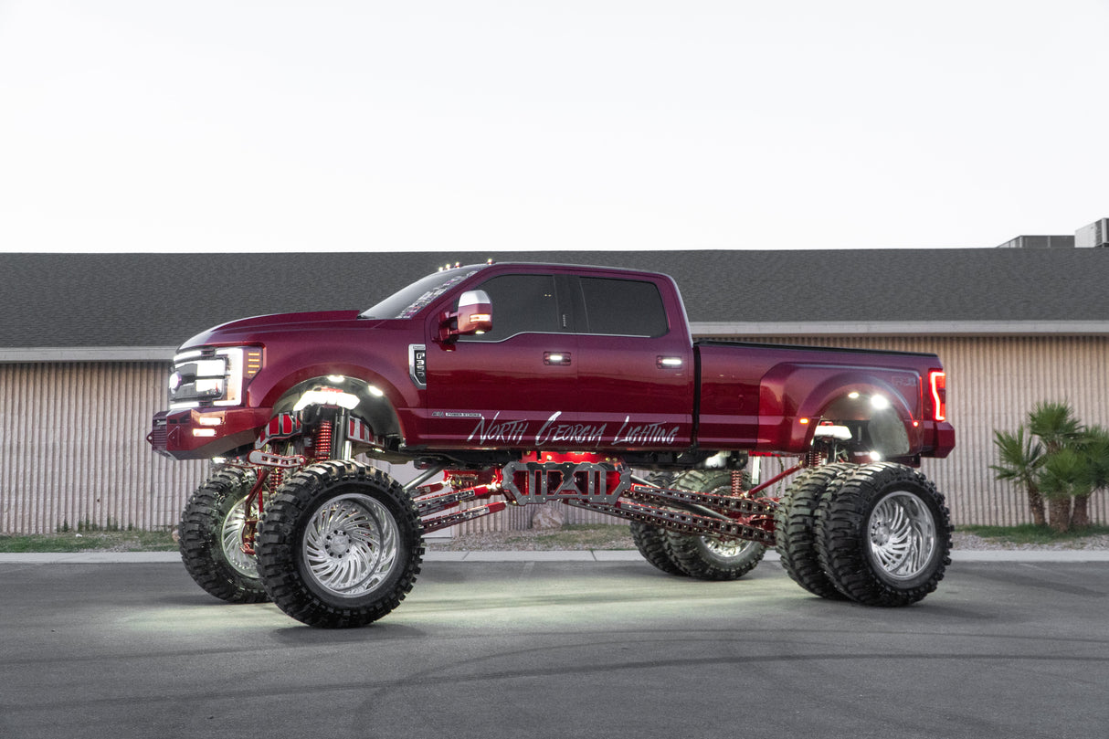 Ford Super Duty 18"-24" Front & Rear 4 Long Arm Lift Kit Papis