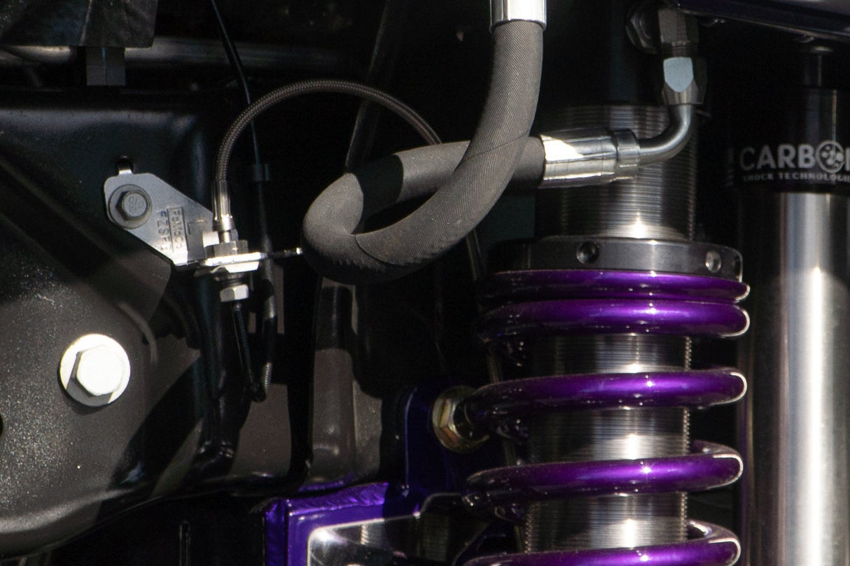 Super Duty Stainless Steel Braided Extended Brake Lines (Front) Papis