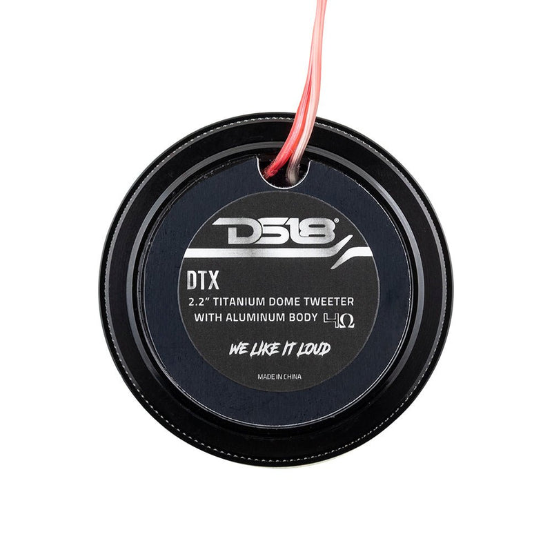 2.2" Dome Neodymium Tweeter with Aluminum Body 30 Watts 1" Titanium 4-Ohm Vc