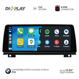 10.25" DIZZPLAY for BMW 7 series (F01) 2009-2012 equipped with the CIC* system. ZZ2