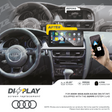 10.25" DIZZPLAY for AUDI A4/S4/A5/S5 (B8/8T/8F) 2009-2016 equipped with the 3G MMI system - LHD ZZ2