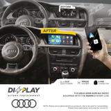 8.9" DIZZPLAY for AUDI A4/S4 (B8[B]) 2013-2016 equipped with the 3G MMI system - LHD ZZ2