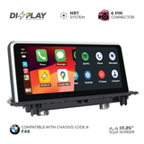 10.25" DIZZPLAY for BMW X1 (F48) 2015-2017 equipped with the NBT* system. ZZ2
