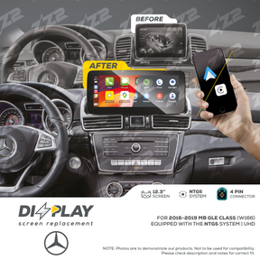 12.3” DIZZPLAY for MB GLE/GLS Class (W166) 2016-2019 equipped with the NTG5 - UHD. ZZ2