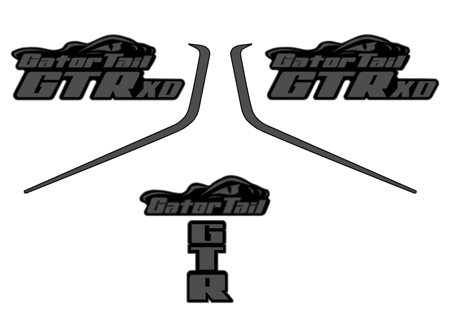 XD Clutch Cover Stickers (Colors) Gatortail
