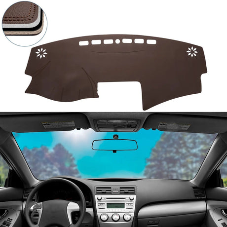 Dash Cover Mat for 2007-2011 Toyota Camry (Leather) Flashark