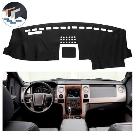 Dash Cover Mat for 2015-2018 Ford F150 Pickup Truck Flashark