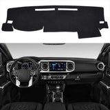 Dash Cover Mat for 2016-2021 Toyota Tacoma (Suede) Flashark