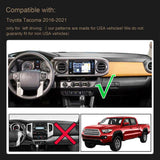 Dash Cover Mat for 2016-2021 Toyota Tacoma (Suede)