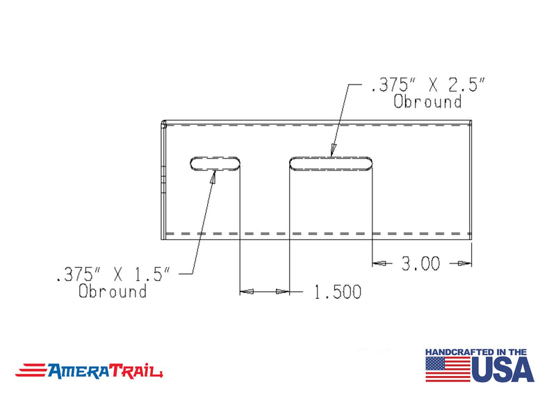 Deluxe Front PORT Side Channel Trailer Step, Secures Fender, Includes Non-Skid Reflective Tape, and Led Light