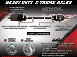 DEMON AXLES - 2018+ Polaris RZR XP Turbo S X-Treme HD Axles