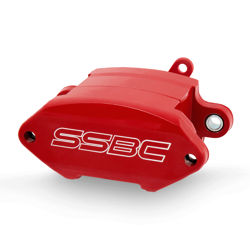 American Made Sport R1 Billet Aluminum Rear Drum to Disc Brake Conversion Kit W/Rotors. Red A110-11R