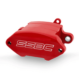 American Made Sport R1 Billet Aluminum Rear Drum to Disc Brake Conversion Kit W/Rotors. Red A110-11R