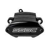 American Made Sport R1 Billet Aluminum Rear Drum to Disc Brake Conversion Kit W/Rotors. Black A125-26BK