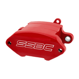 American Made Sport R1 Billet Aluminum Rear Drum to Disc Brake Conversion Kit W/Rotors. Red A125-26R