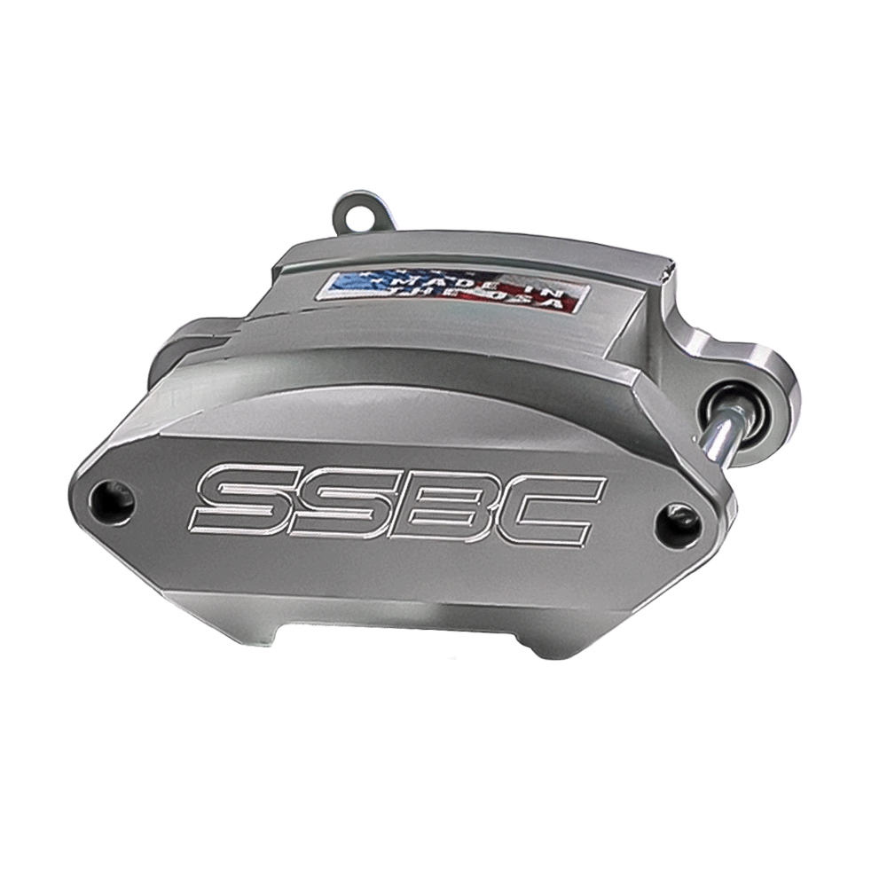 American Made Sport R1 Billet Aluminum Rear Drum to Disc Brake Conversion Kit W/Rotors. Clear A125-26