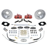 New Rear Drum to Disc Brake Conversion Kit W/Rotors. Red A125-FR