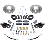 New Direct Fit Jeep CJ7 Rear Drum to Disc Brake Conversion Kit W/Parking Brake. Black A130BK