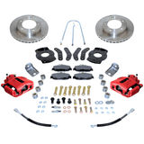 New Direct Fit Jeep CJ7 Rear Drum to Disc Brake Conversion Kit W/Parking Brake. Red A130R