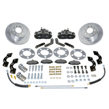 New Direct Fit Rear Drum to Disc Brake Conversion Kit W/Rotors. Black A155BK