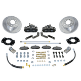 New Rear Drum to Disc Brake Conversion Kit W/Rotors. Black A158-1BK