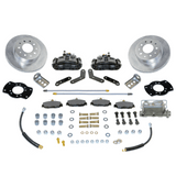 New Direct Fit Rear Drum to Disc Brake Conversion Kit W/Rotors. Black A158BK
