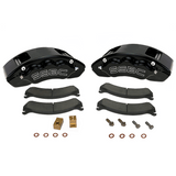 American Made V6-Barbarian 6 Piston Direct Fit Aluminum Billet Front Caliper Upgrade Kit. Black A193-2BK