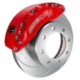 American Made B8-Barbarian 8 Piston Direct Fit Front Caliper Upgrade Kit. Red A404-20R