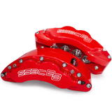 American Made B8-Barbarian 8 Piston Direct Fit Front Caliper Upgrade Kit. Red A404-30R