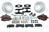 American Made Sport R1 Billet Aluminum Rear Drum to Disc Brake Conversion Kit W/Rotors. Black A111-21BK