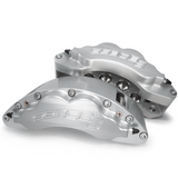 American Made B8-Barbarian 8 Piston Direct Fit Front Caliper Disc Brake Kit W/DS Rotors. Clear A404-30A-DS