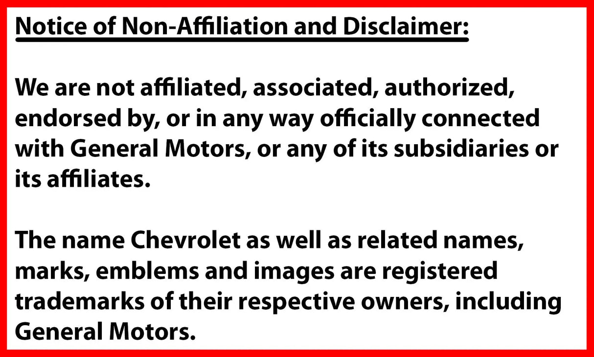 Premium Cast Vinyl Decal Letter Inlays for 2007-2018 Silverado Doors and Tailgate TVD Vinyl Decals
