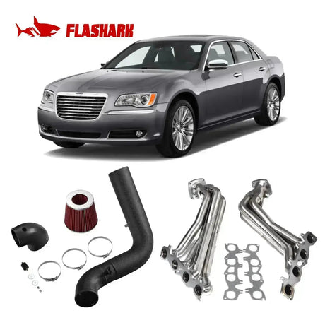 Cold Air Intake & Headers Kit for 2006–2010 Dodge Charger SRT8 Flashark