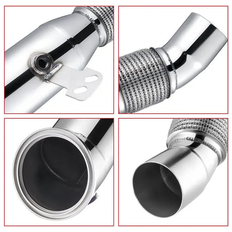 Flashark Catless Downpipe Exhaust Direct Fit Upgrade for 2020-2024 Toyota A90 Supra (B58 Engine) Flashark