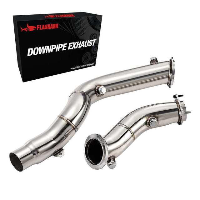 S55 Downpipe Exhaust For 2014-2023 BMW 3 Series F80 M3, 4 Series F82/F83 M4 Flashark