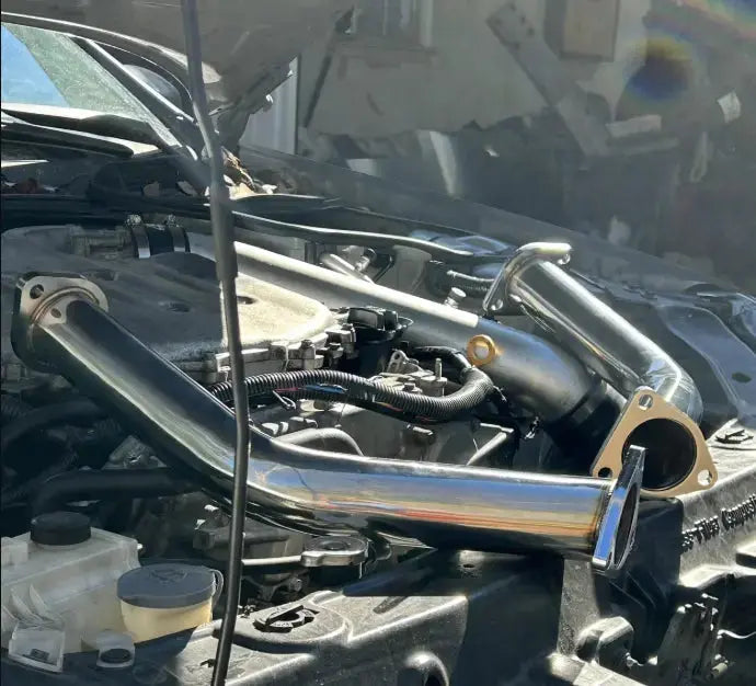 Downpipe Exhaust/Test Pipes for 2003-2007 Nissan 350z With Gaskets And Bolts Flashark