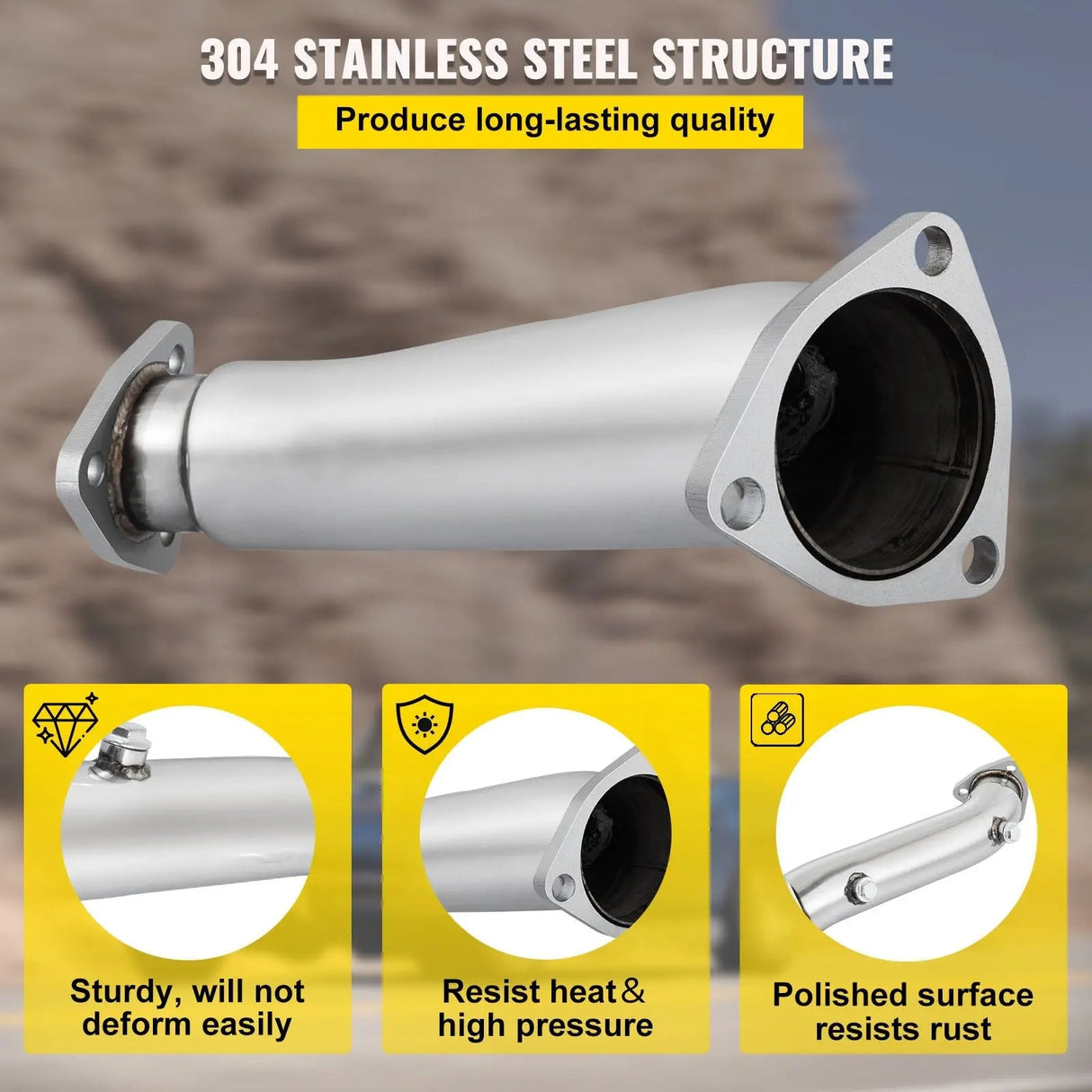 Downpipe Exhaust for 1997-2005 Audi A4 B5/B6 VW Passat 1.8T/L