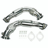 Catless Downpipe Exhaust for 2008-2014 BMW N63 X6/X5 550I 650I 750I B7 4.4L V8 Twin Turbo Flashark