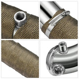 2011-2016 Chevy/GMC 6.6L LML Duramax Diesel 3 inch Downpipe Exhaust Intercooler Pipe Kit Flashark