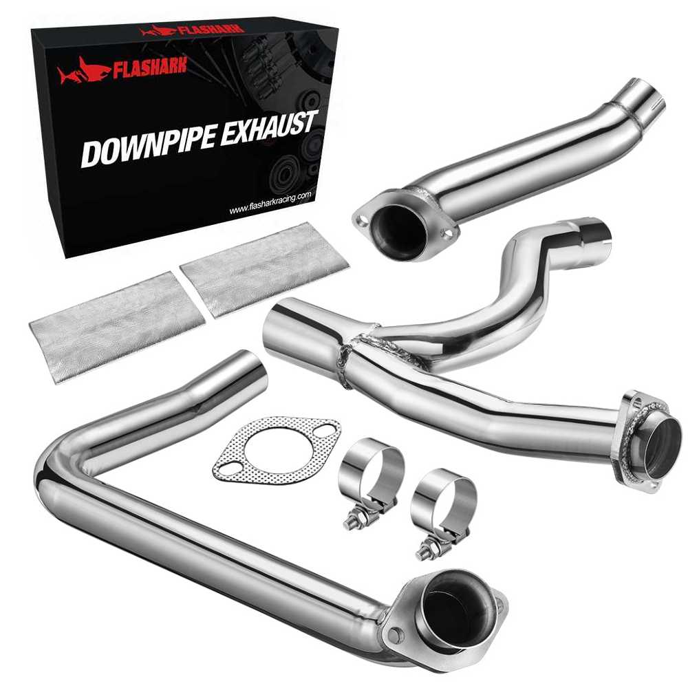 Downpipe Exhaust Y-Pipe 2012-2018 Jeep Wrangler JK 3.6L V6 2in/2.5in