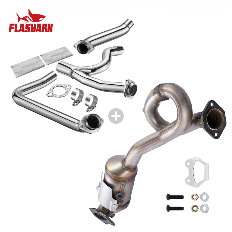 Left Catalytic Converter For 2012 - 2018 Jeep Wrangler JK 2018 Jeep Wrangler JL V6 3.6L Flashark