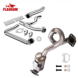 Left Catalytic Converter For 2012 - 2018 Jeep Wrangler JK 2018 Jeep Wrangler JL V6 3.6L Flashark