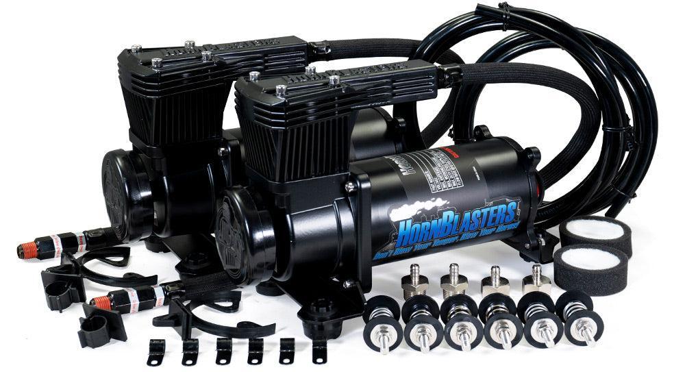 Dual HB-3Q Air Compressors HornBlasters