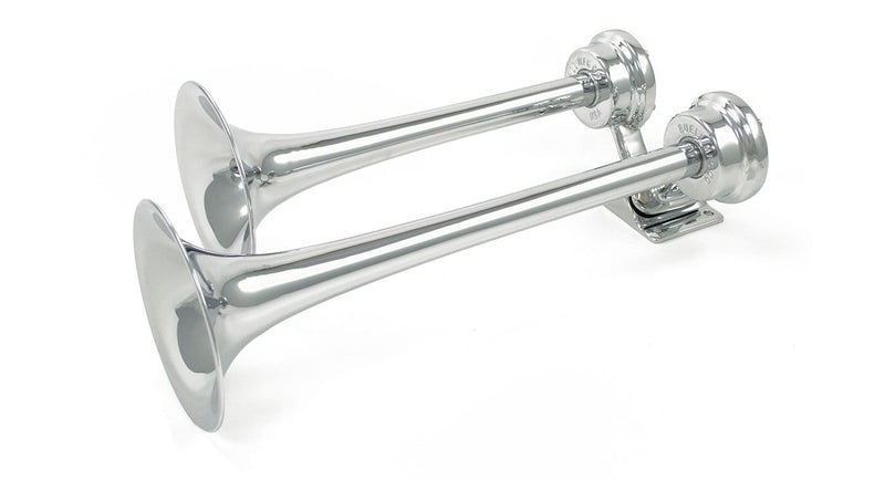 Strombos Chrome Duplex Nautical Horn