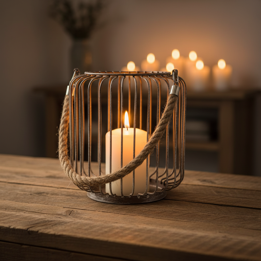 Rustic Lantern KB Decor & More