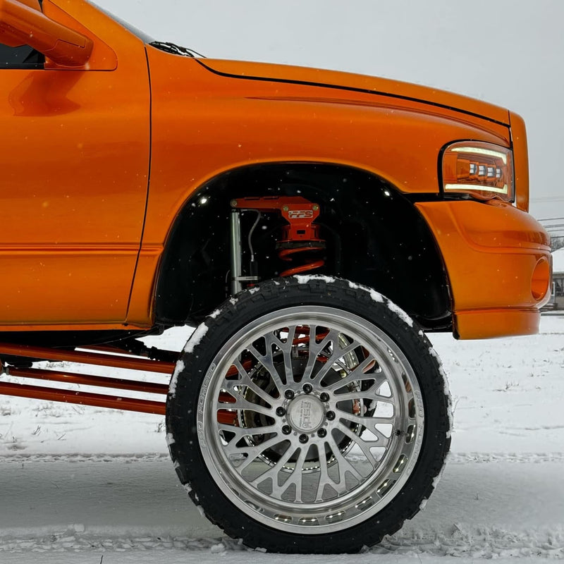 13-18 4G Dodge Ram FFS Front Coil Leveling Kit/ Shock Relocation