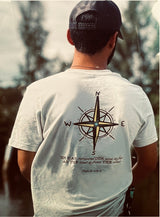 Compass Psalm 103:12 T-Shirt Destiny's Soaps & Sundries, LLC