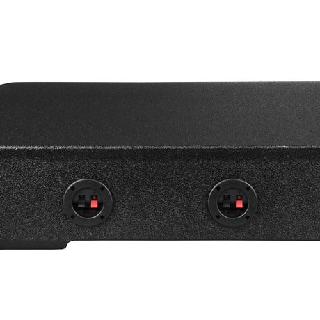 2018-2026 Jeep Gladiator Dual 8” Ported Subwoofer Under Seat Enclosure with Amplifier