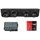 2018-2026 Jeep Gladiator Quadruple 8” Ported Subwoofer Under Seat Enclosure with Amplifier DS18