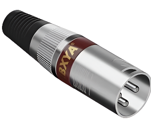 EBXYA XLR, 3 Pins Male Microphone Audio Cable Connector 1 Pack BROWN TekShack